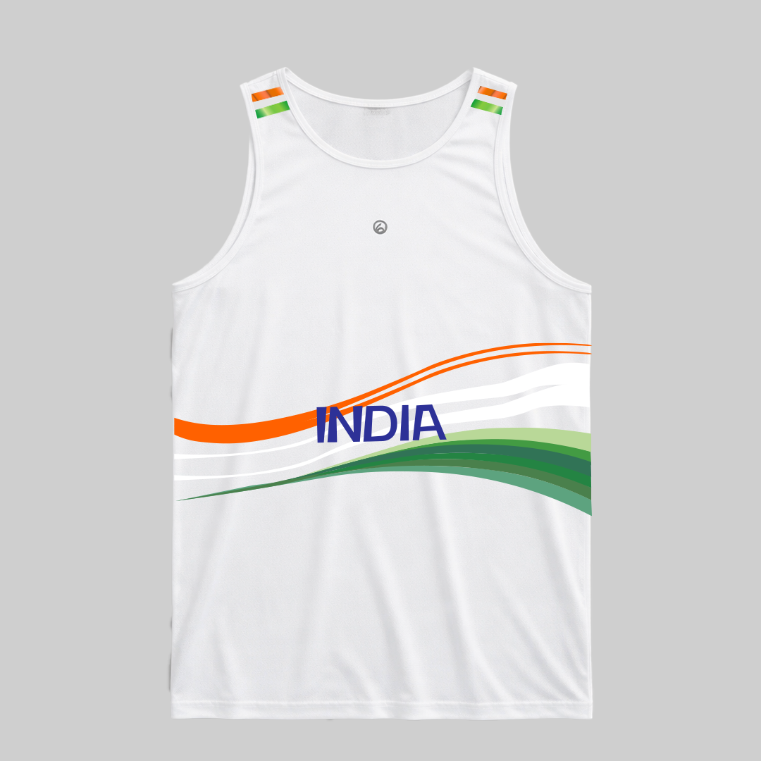 Elite Performance Tank India (White)