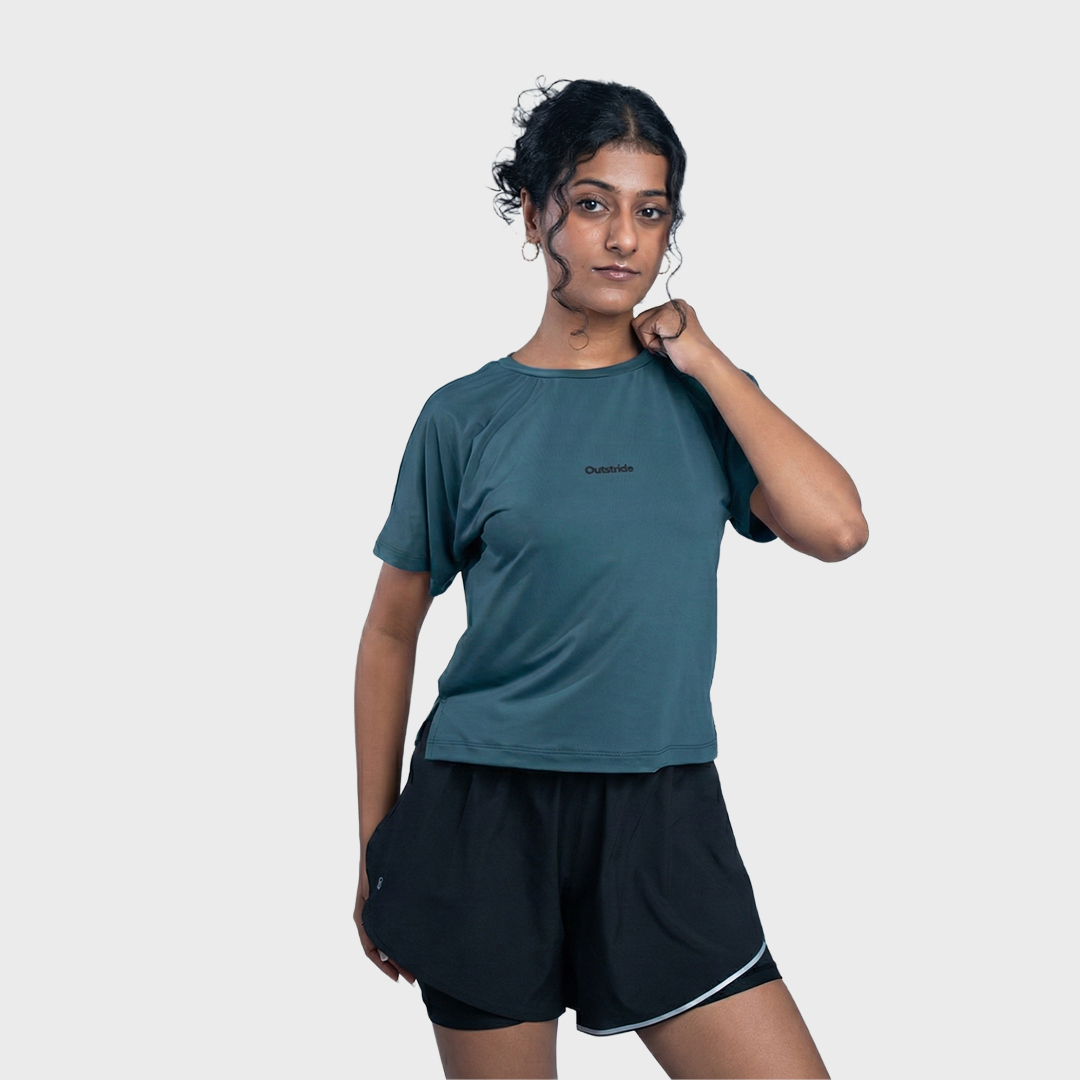 Soft Gym Training Tee ( Teal )