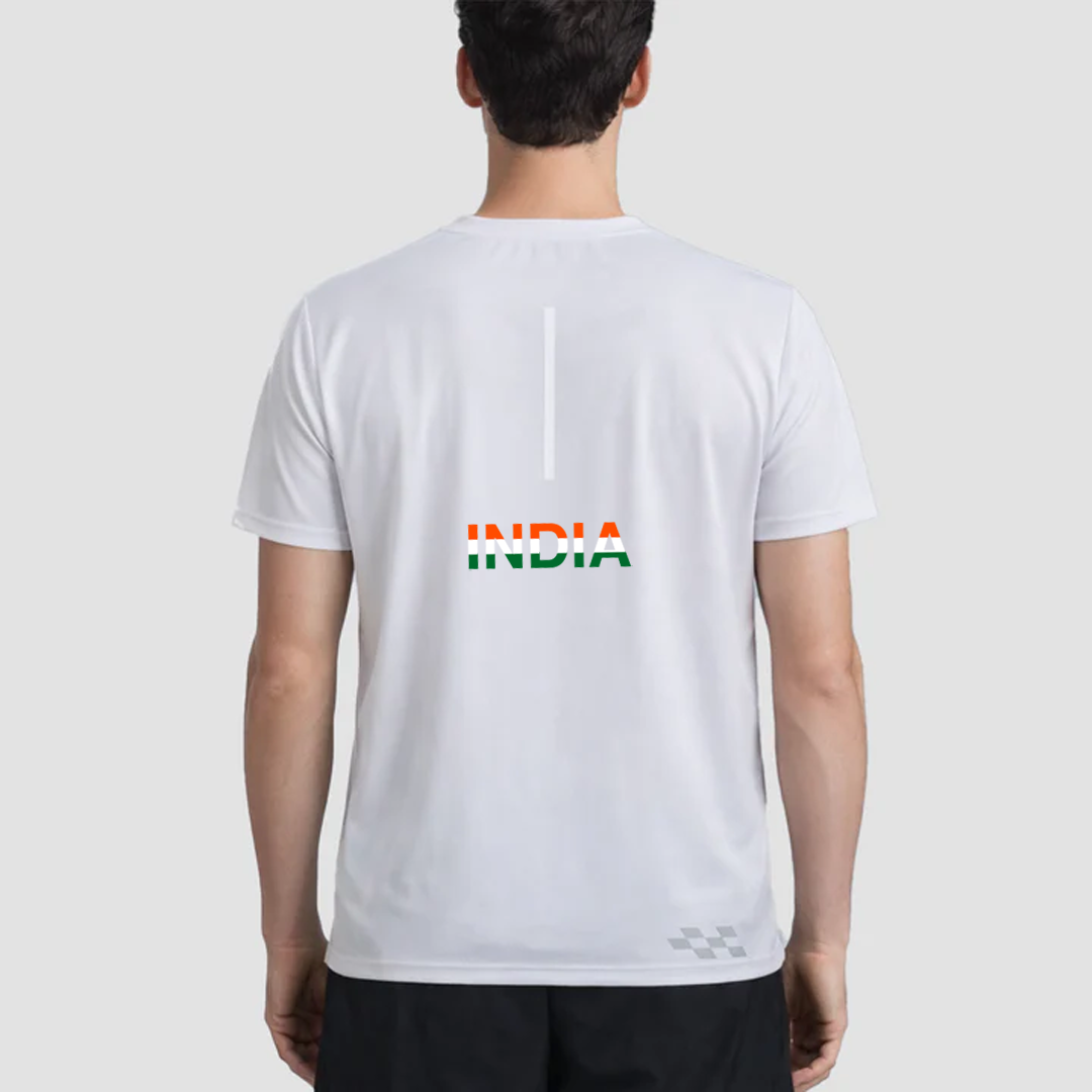 Miles Between Distance Running Tee India