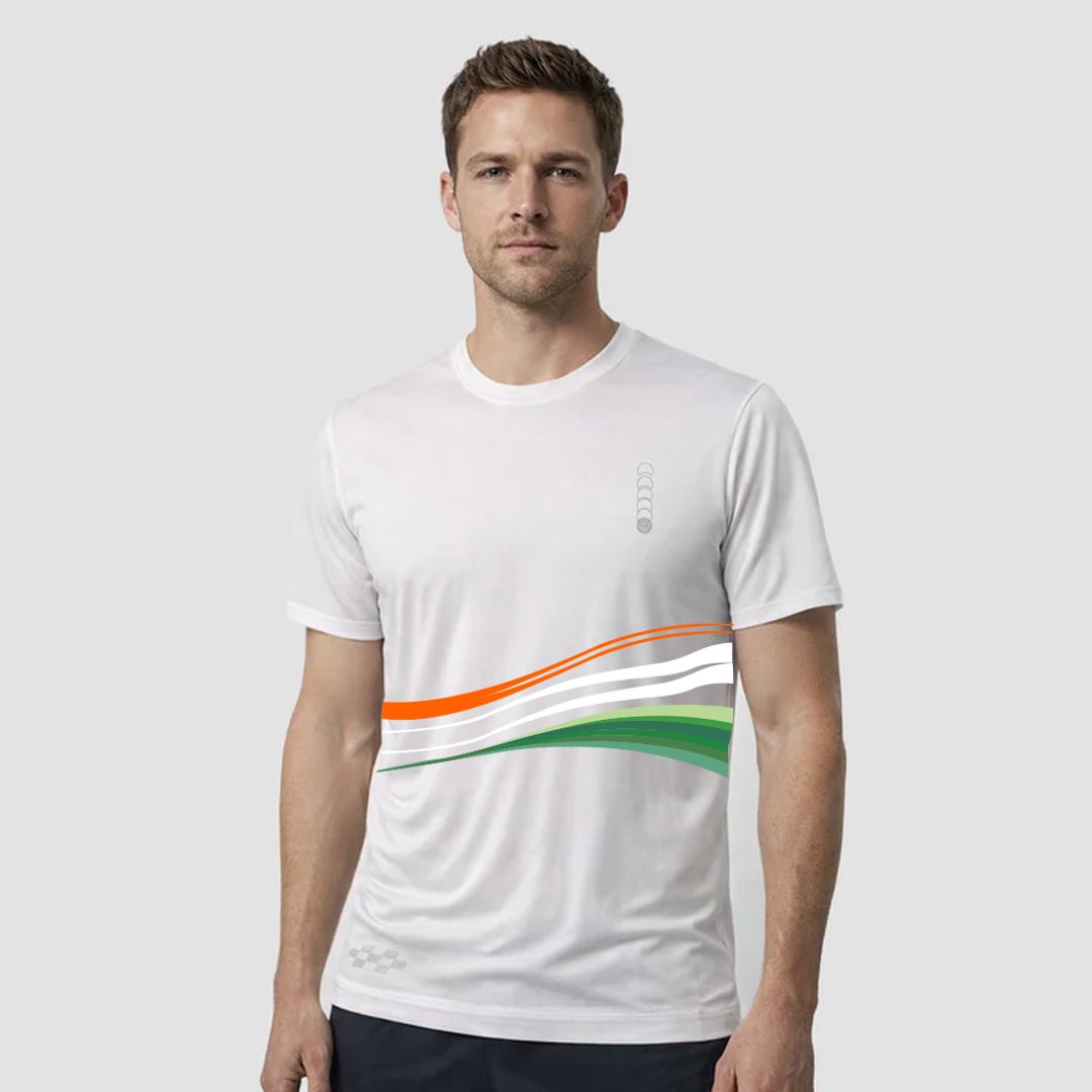 Miles Between Distance Running Tee India
