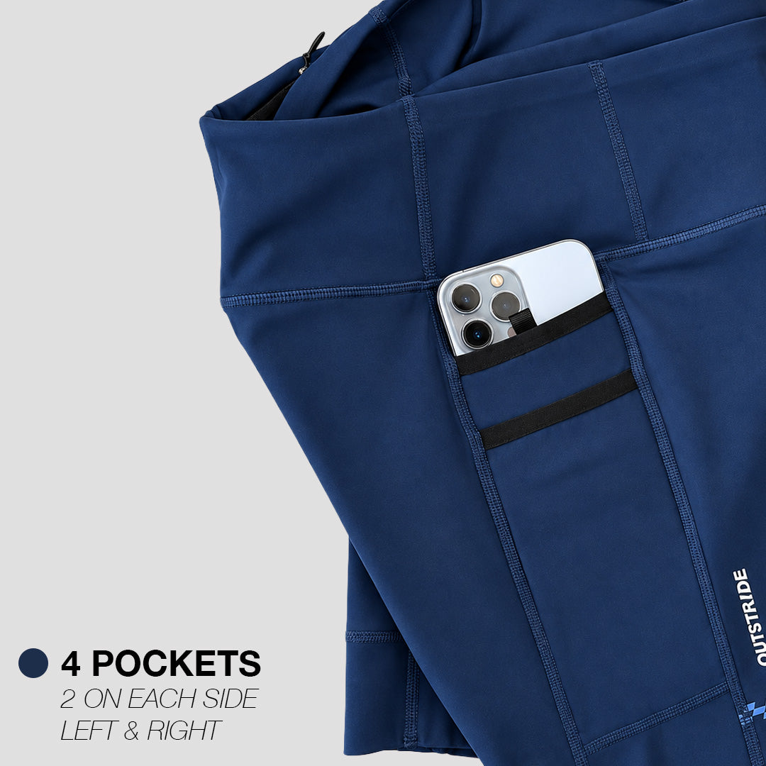 Race day half tights women (9 pocket)