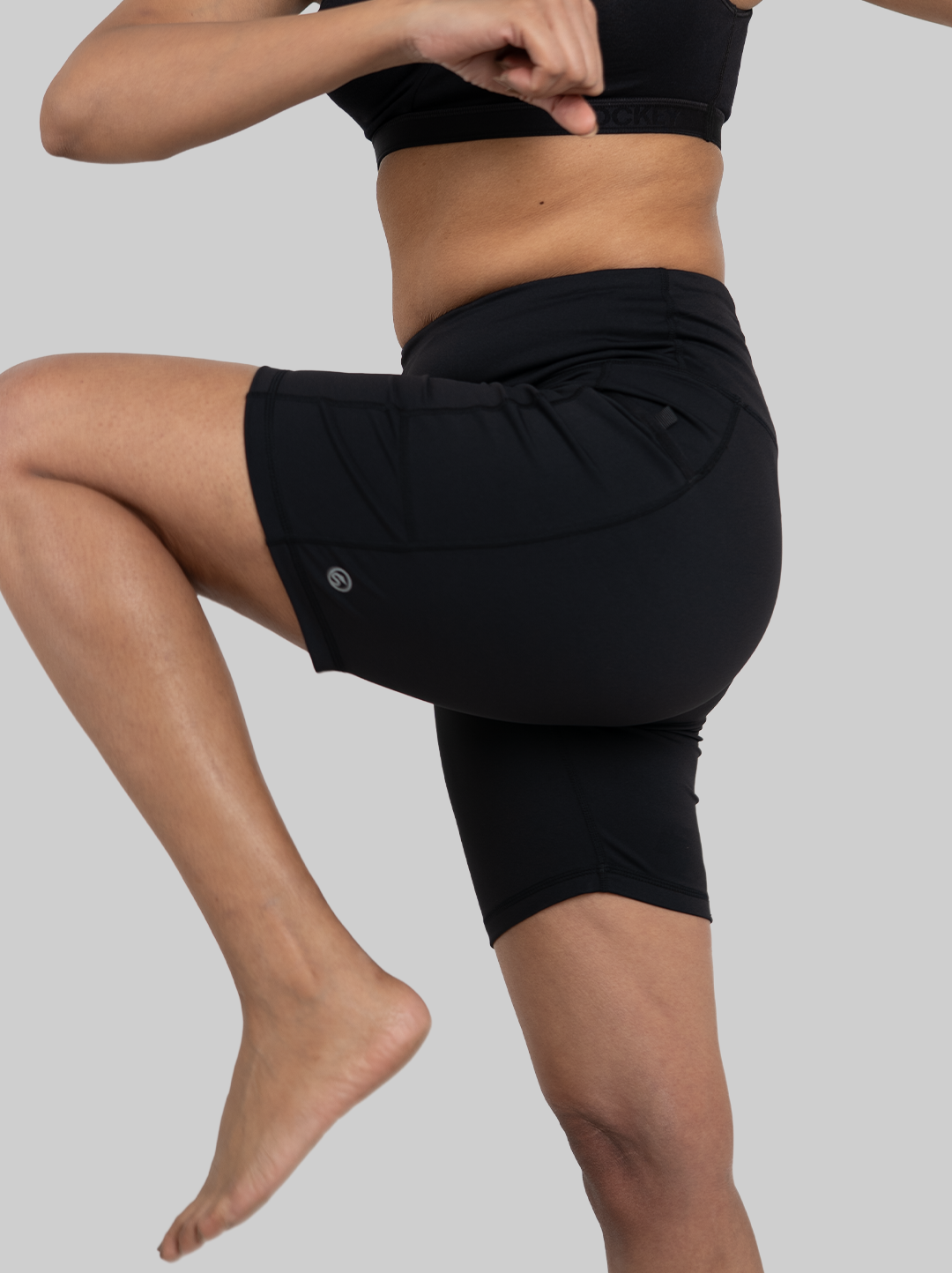 5 Pockets Marathon Running Tights (Black)