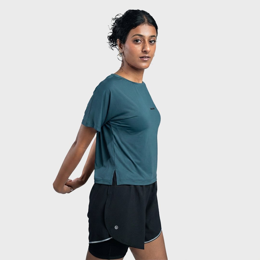 Soft Gym Training Tee ( Teal )