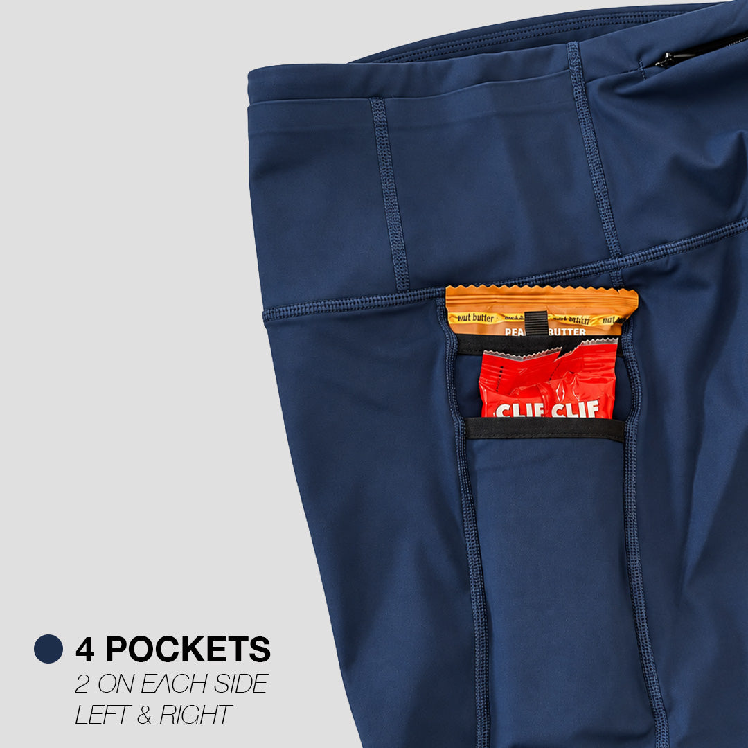 Race day half tights women (9 pocket)