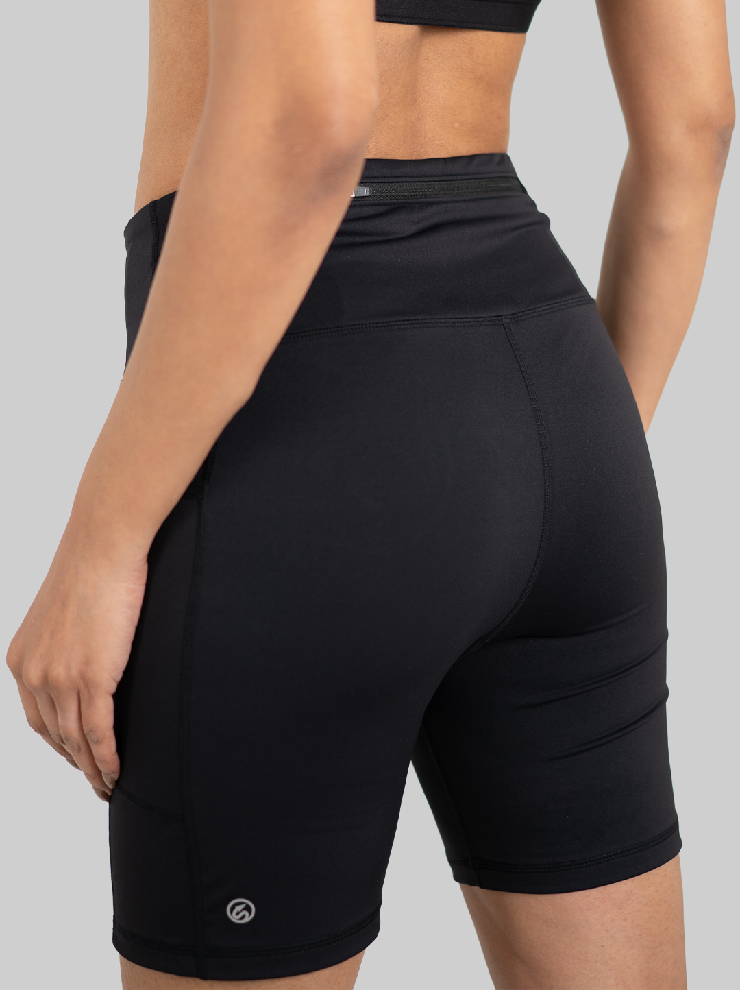 5 Pockets Marathon Running Tights (Black)
