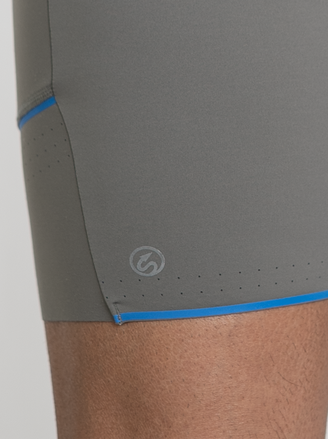 Pace Setter Run 4 Pockets Tights  7" (Grey)
