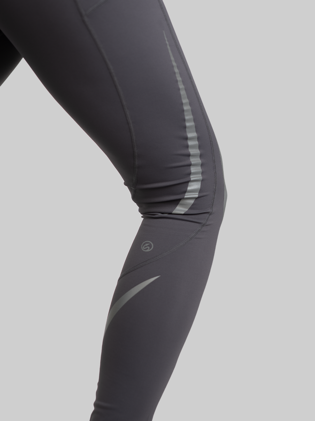 Distance Running 3 Pockets Leggings (GREY)