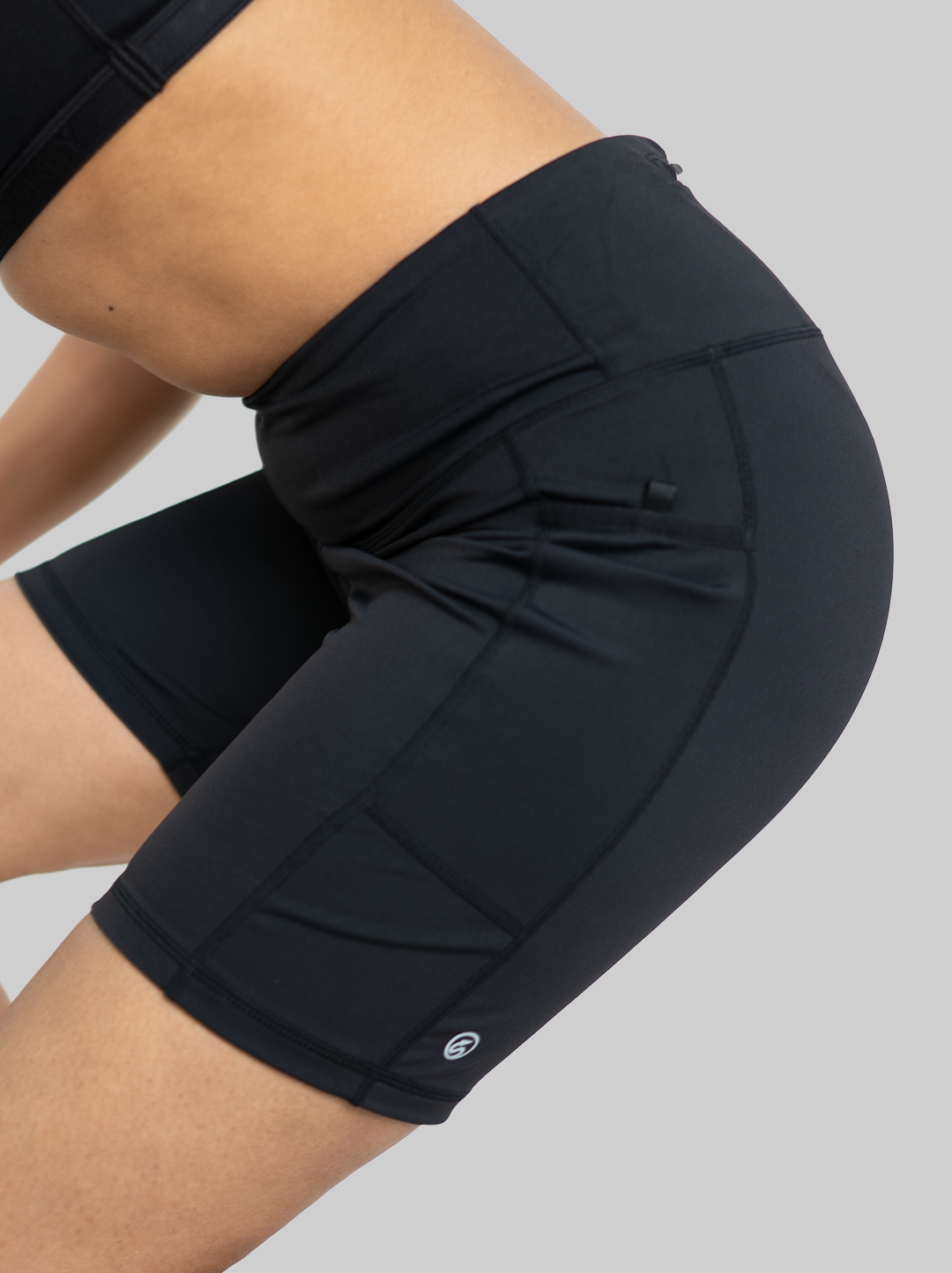 5 Pockets Marathon Running Tights (Black)