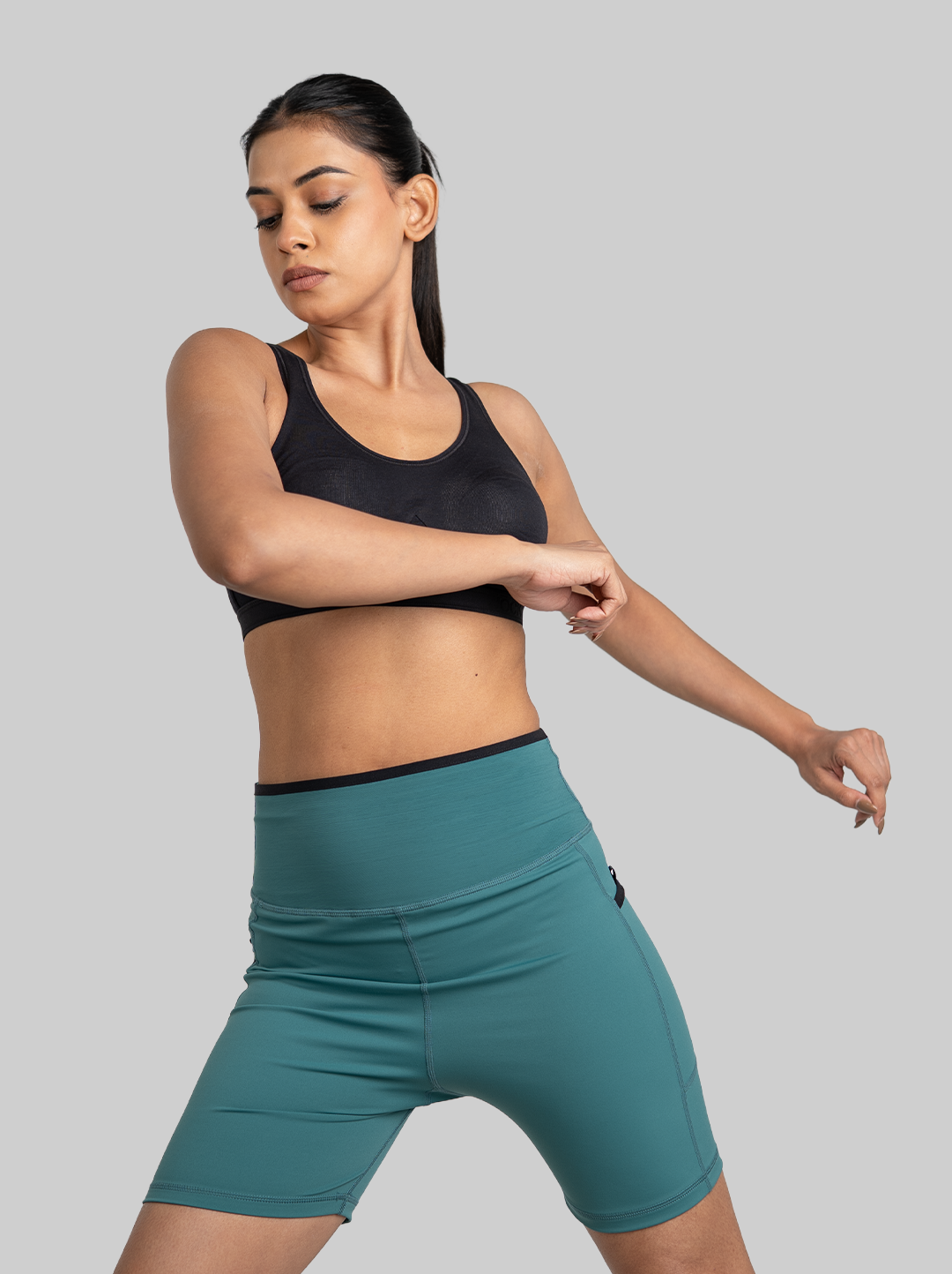 360 Mesh Long-Distance Running Tights (Green)
