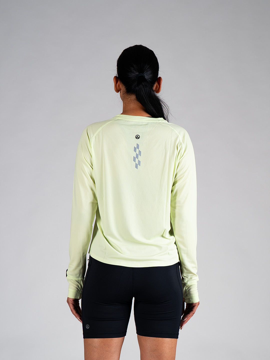 Long Sleeves Running Tee ( Pastel Green )