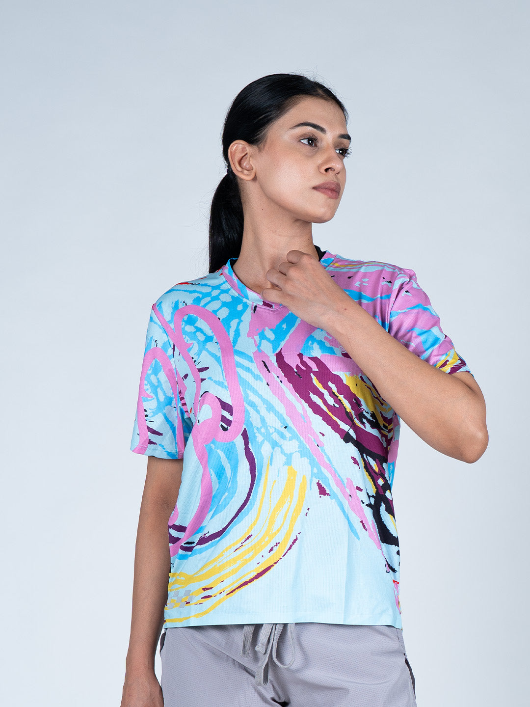 Distance Running Tee (Rainbow)