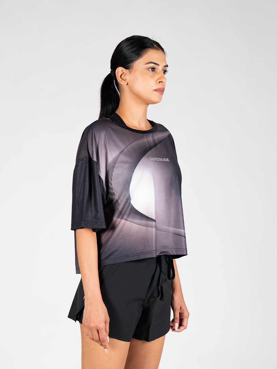 Easy Run/Training Frame Tee (Black)