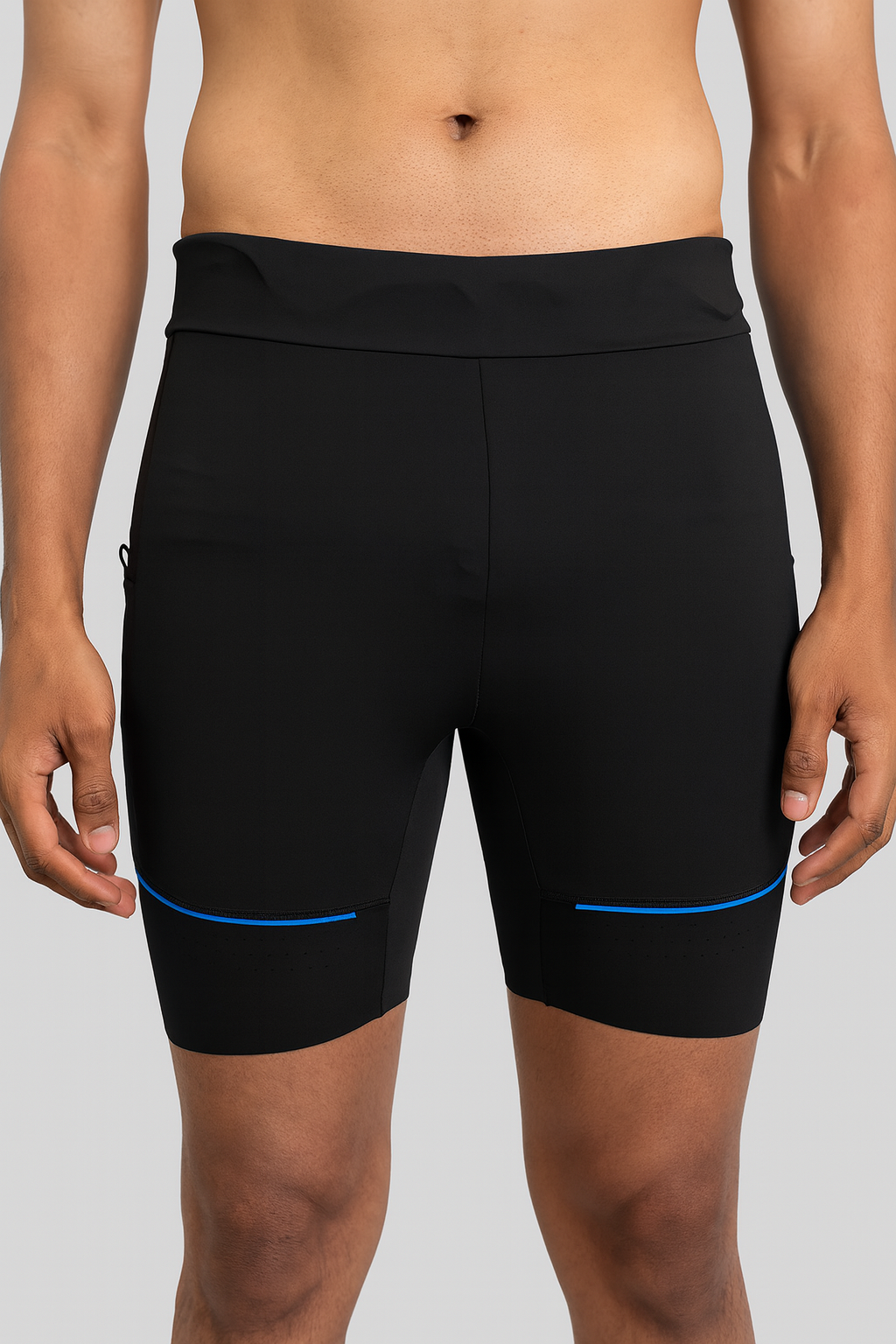 Pace Setter Run 4 Pockets Tights  7" (Black)
