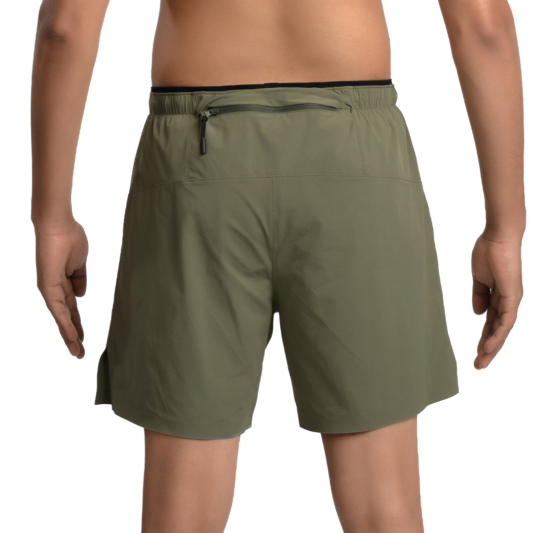 Bare Motion Shorts - 4 Pockets (Olive Green)
