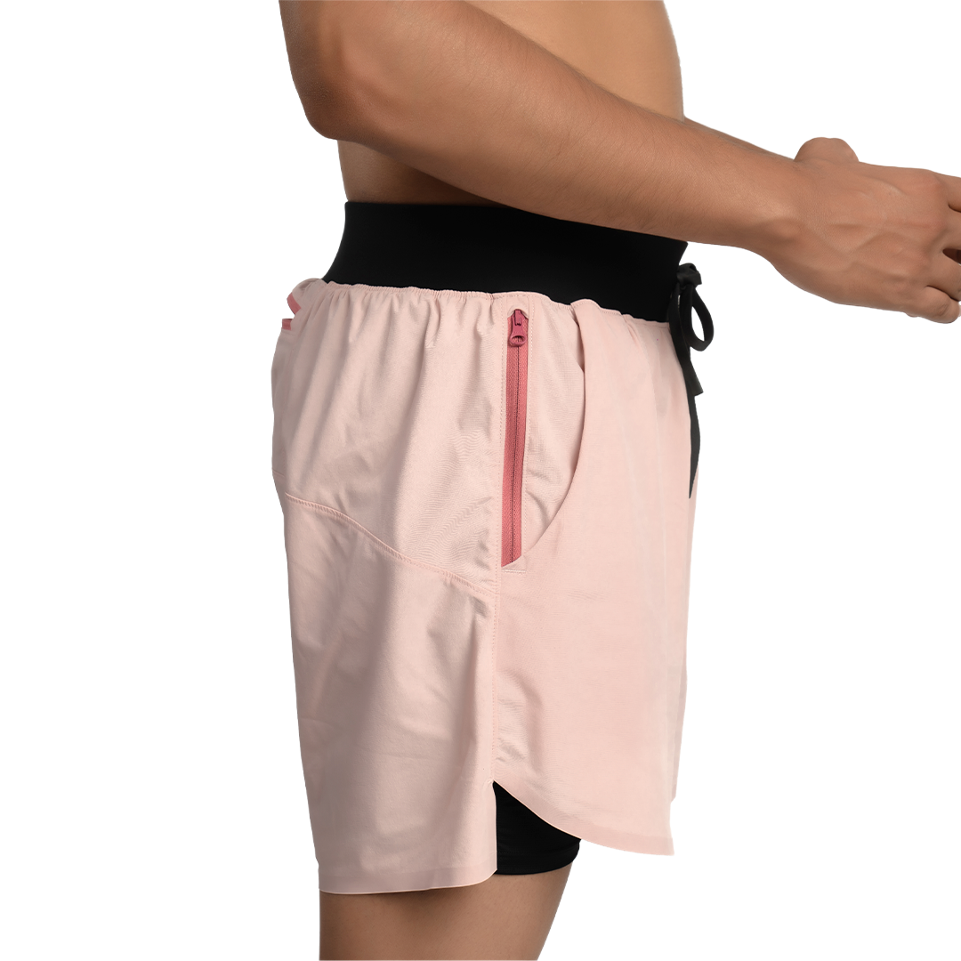 Align Shorts - 7 Pockets  (Dusty Pink)