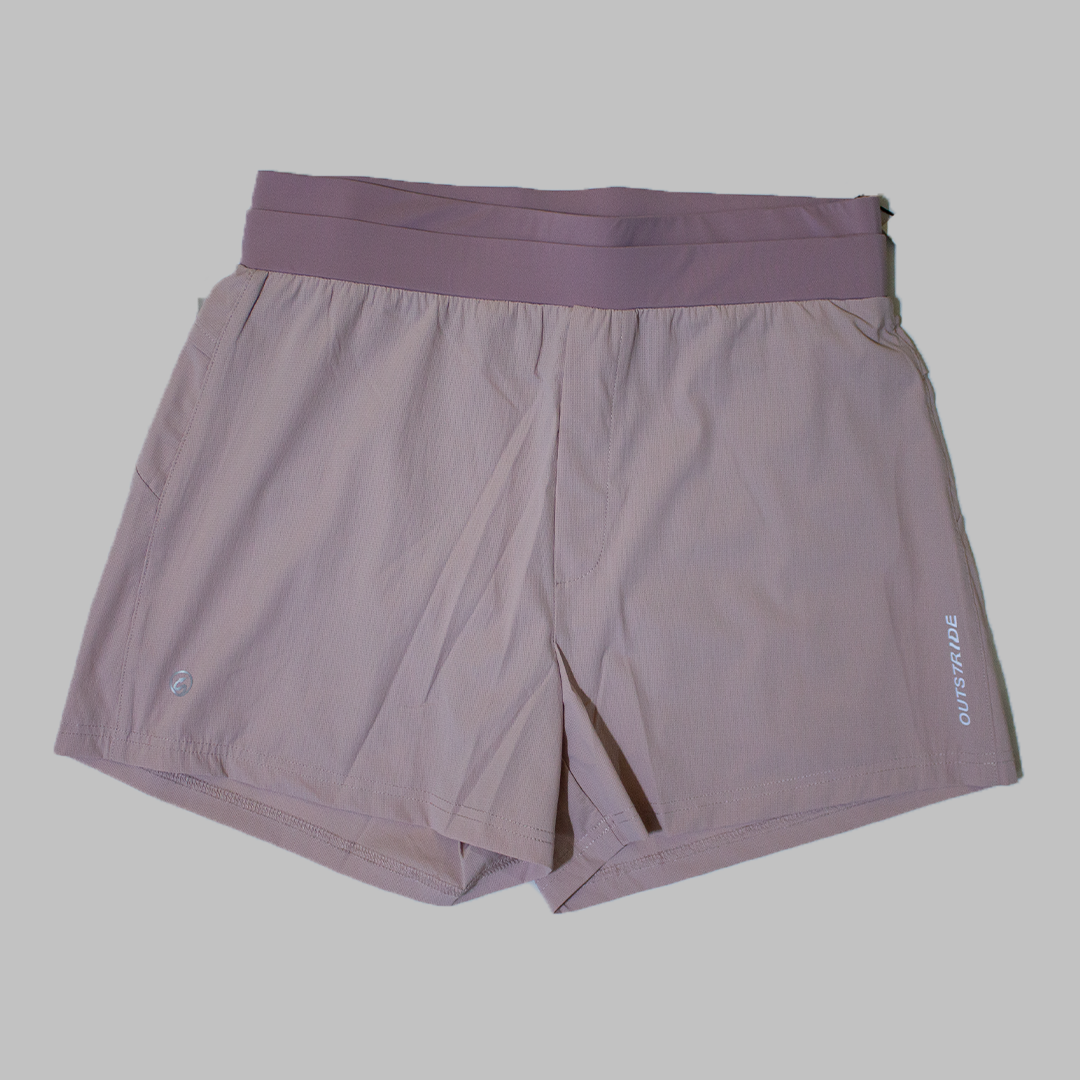 5 Pockets Distance Running Shorts (Light Pink)
