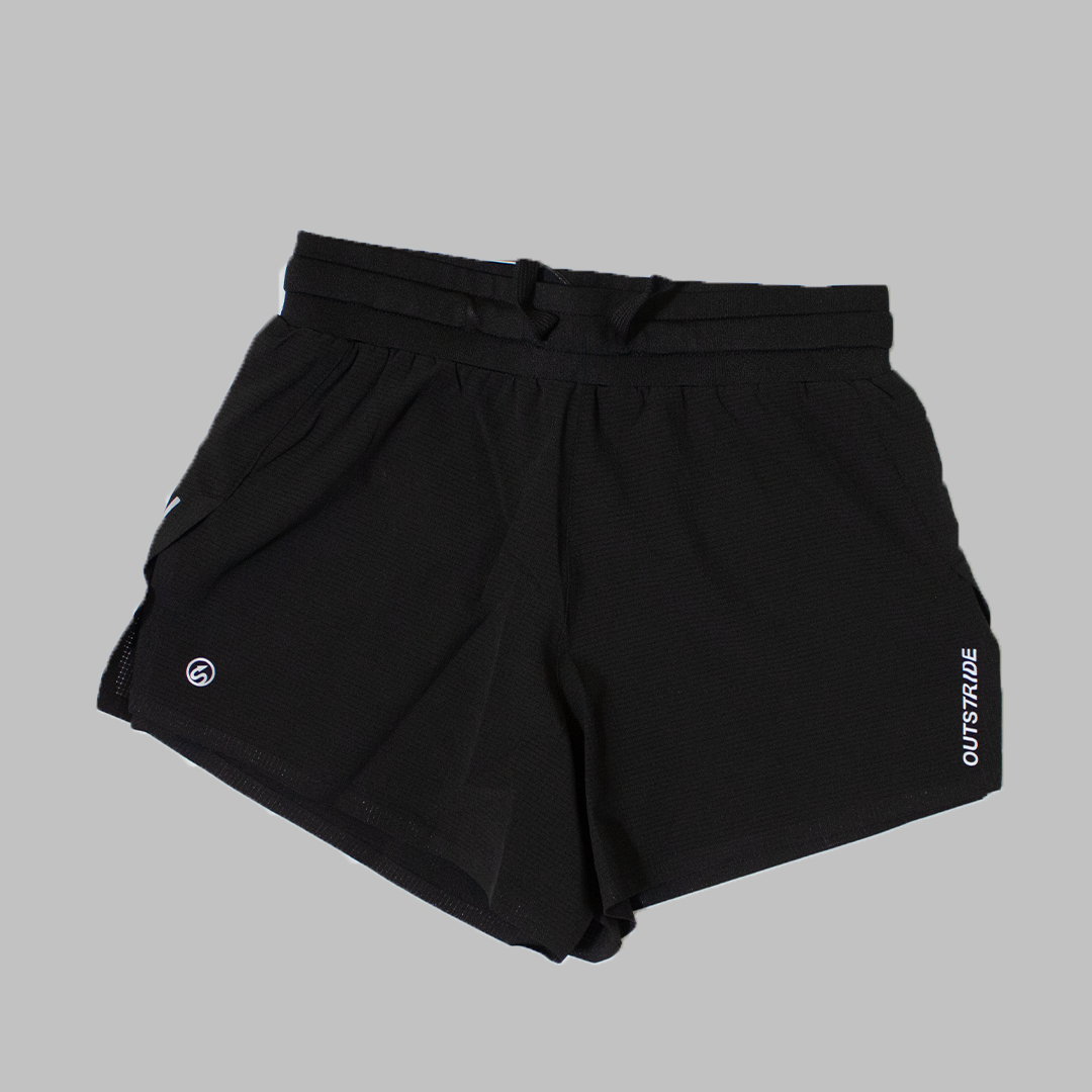 Speed Workout 2 Pockets Liner Shorts (Black)