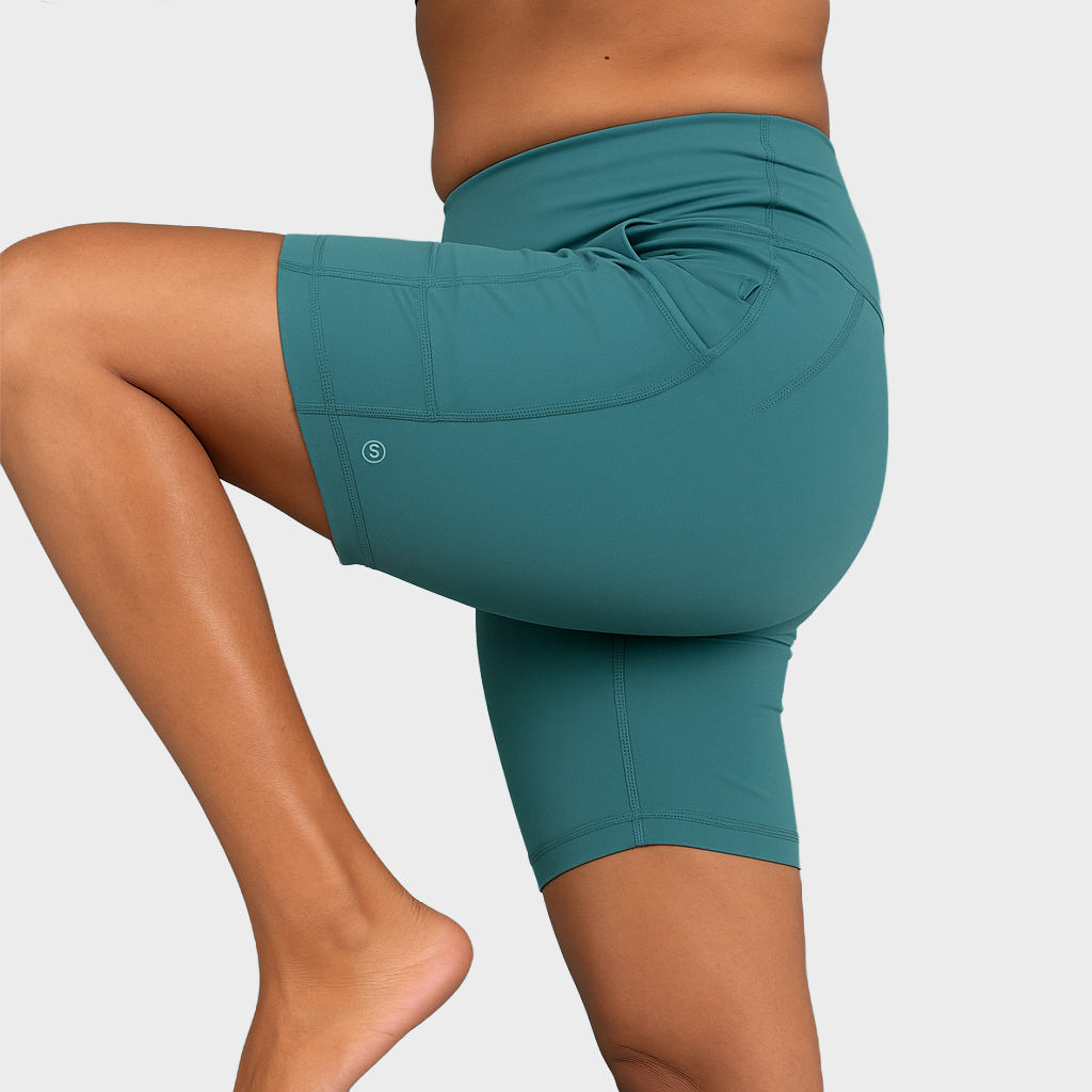 5 Pockets Marathon Running Tights (Green)