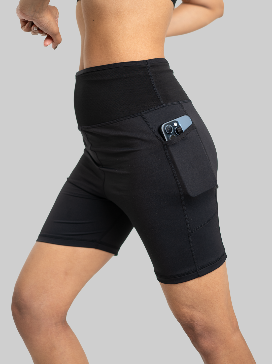 360 Mesh Long-Distance Running Tights (Black)