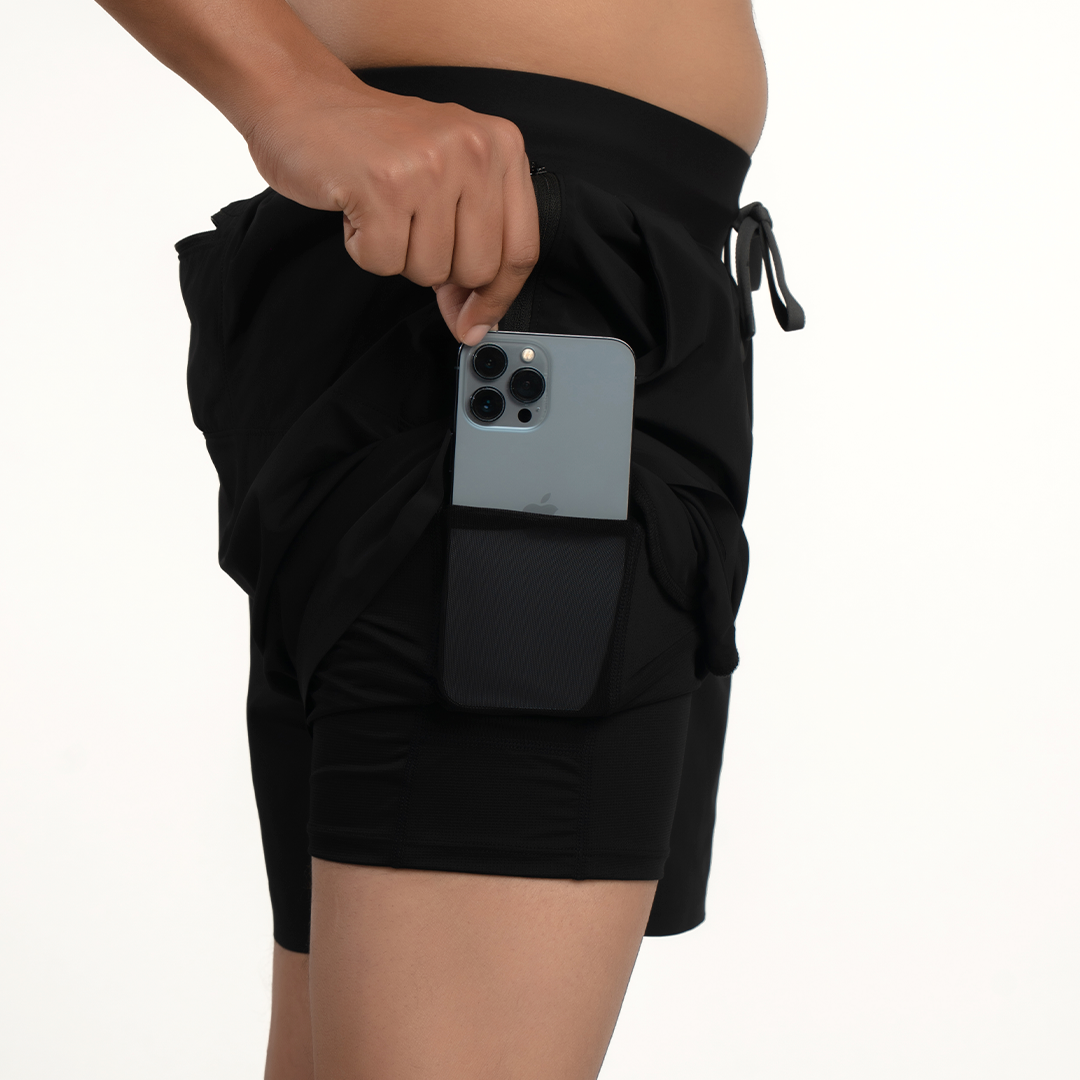 Align Shorts - 7 Pockets  (Black)