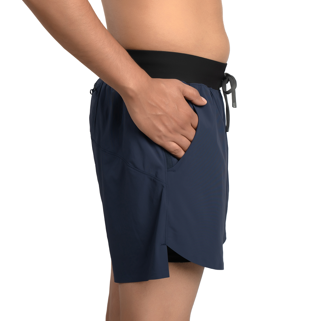 Align Shorts - 7 Pockets  (Navy Blue)
