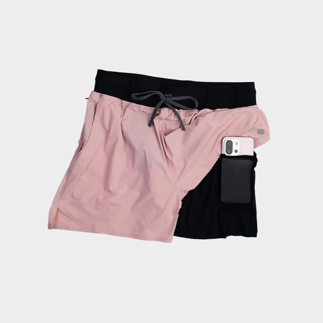 Align Shorts - 7 Pockets  (Dusty Pink)