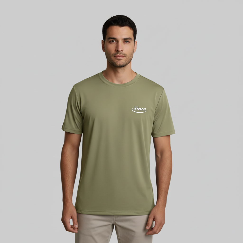 Relaxed Training Tee (Olive/ Grey)