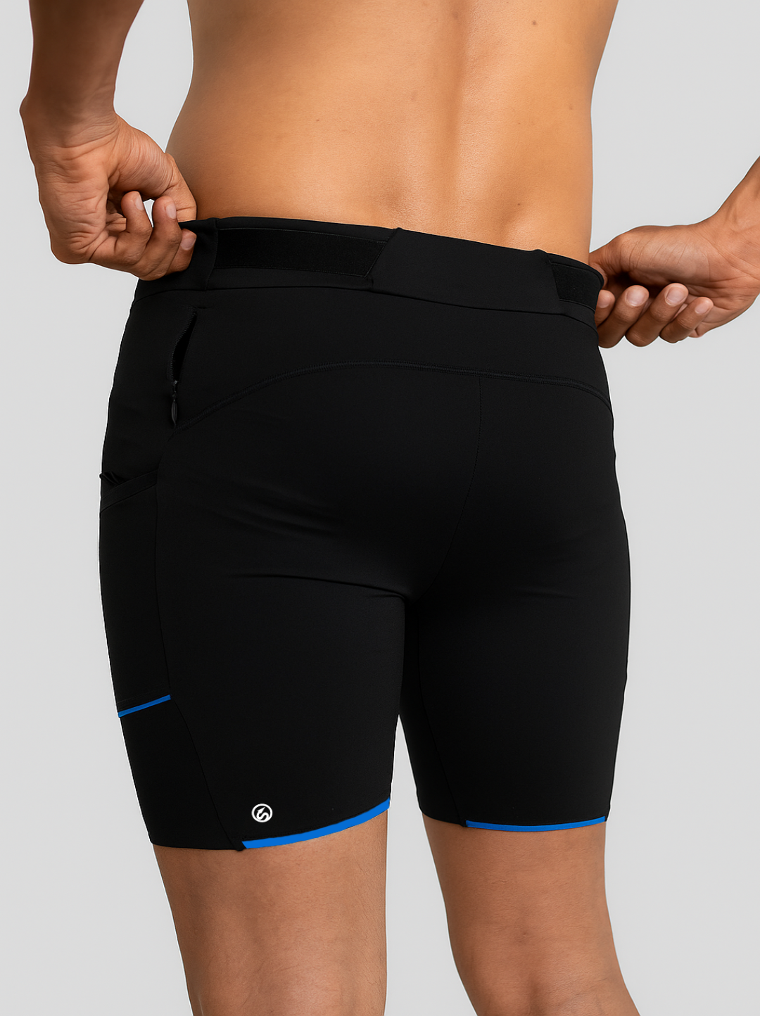 Pace Setter Run 4 Pockets Tights  7" (Black)