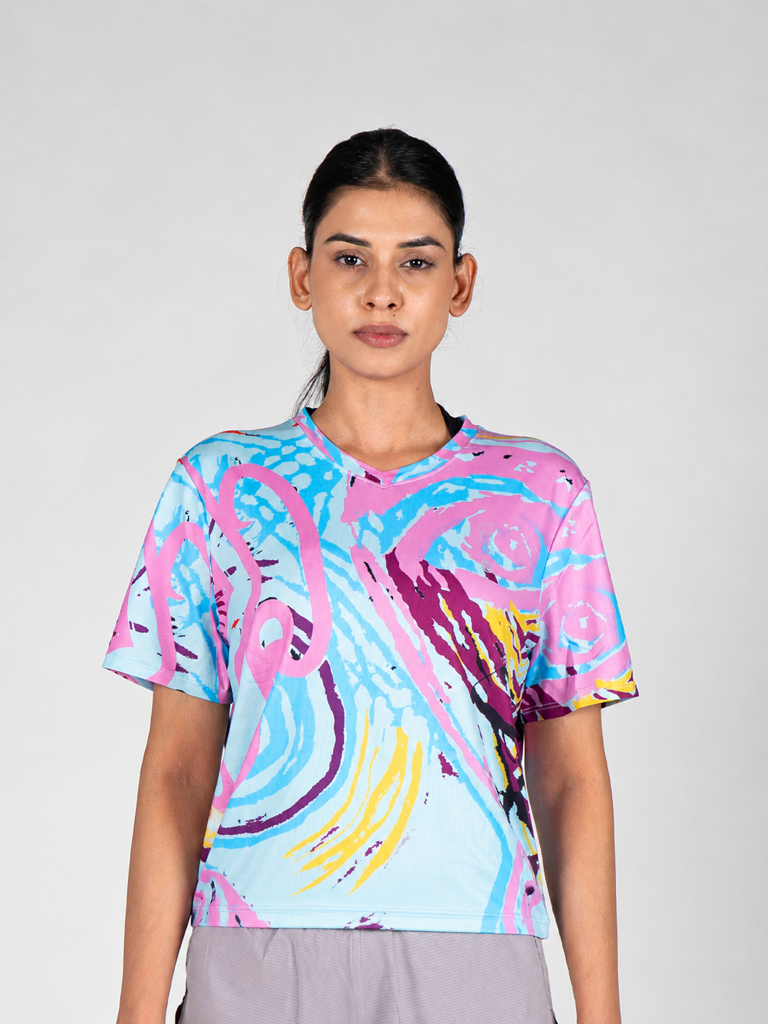 Distance Running Tee (Rainbow)