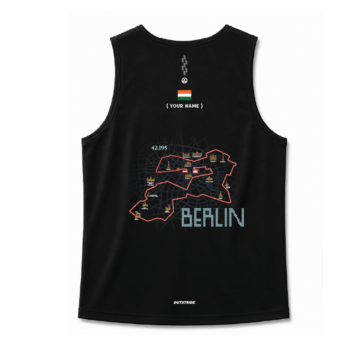 Berlin Map vapor Tank black