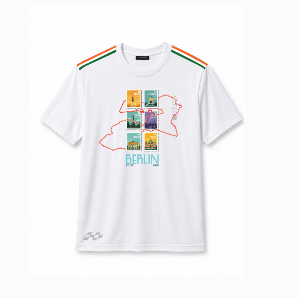 Berlin Map Flex Fit Tee