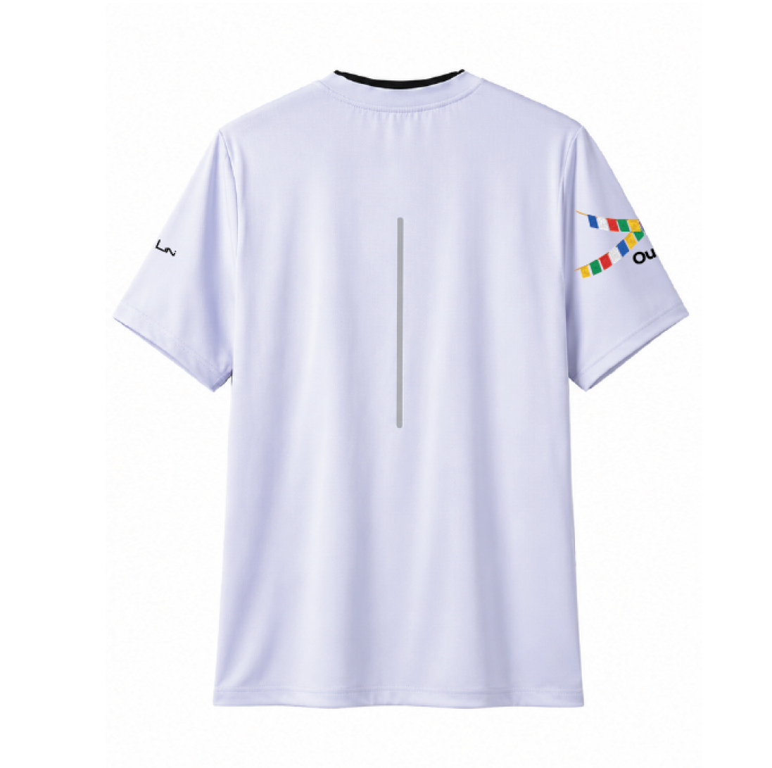 Ladakh Distance Running Tee (Pink-Orange)