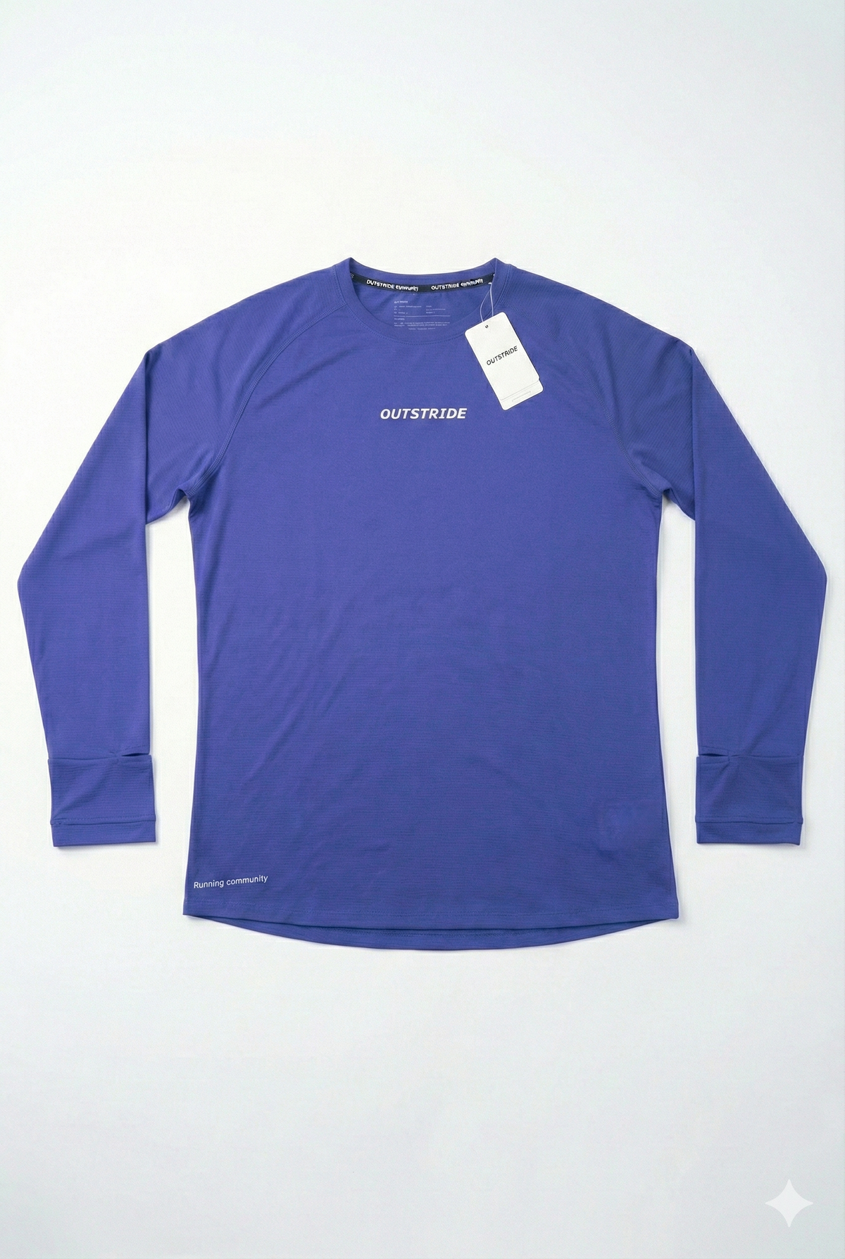 Long Sleeves Running Tee (Purple Blue)