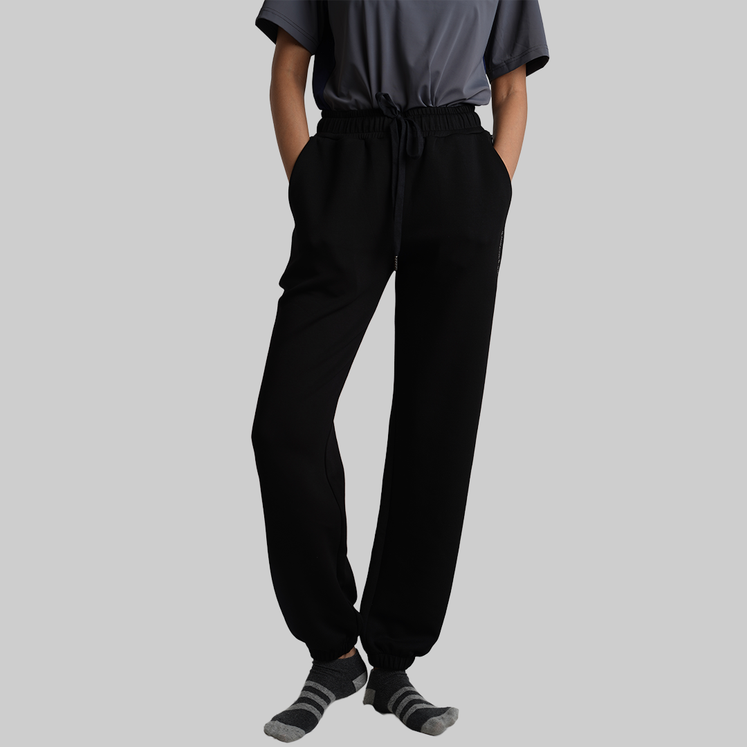 4 Pockets Recovery Jogger ( Black)
