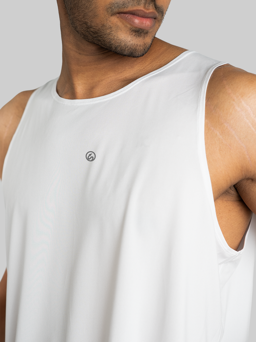Flex Fit Run Tank ( White )