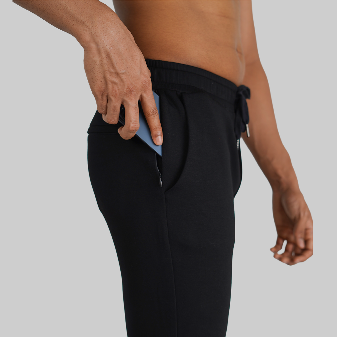 6 Pockets Recovery Jogger ( Black )